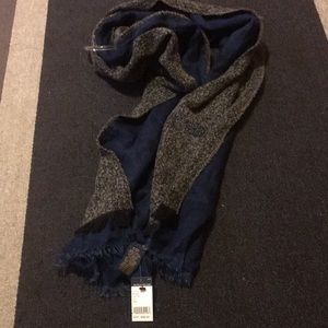 NWT Polo Ralph Lauren Navy and Gray Scarf